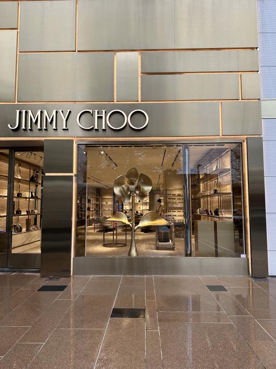 Jimmy Choo (Manhasset) Window Display by Millennium Signs & Display Inc. & team, and more