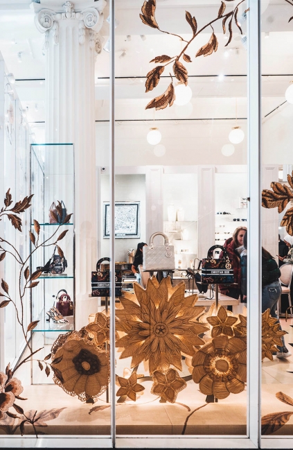 Dior, D&G, Loewe's luxury Christmas installations