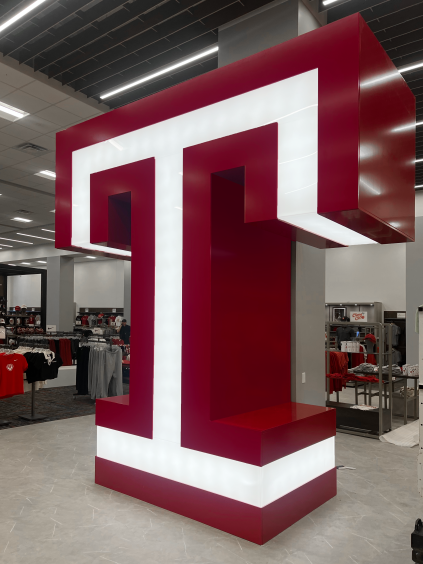 Temple University Store Branding