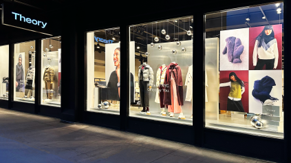 Theory Holiday Windows — Meatpacking District NYC