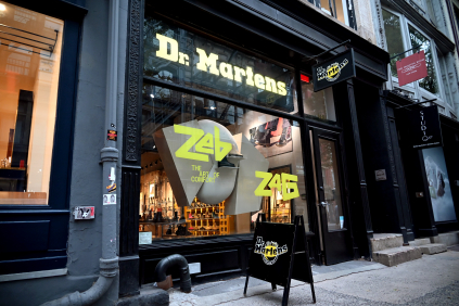 Dr. Martens ZebZag Window Display – SoHo, NYC
