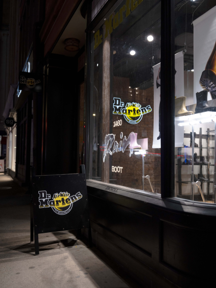 Dr. Martens 1460 Rain Boot Window – Union Square, NYC