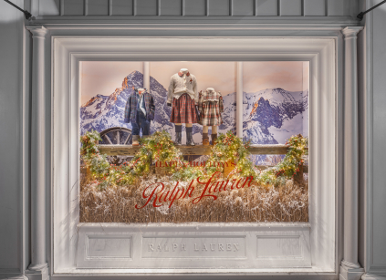 Ralph Lauren Madison Avenue Children\'s Holiday Windows 2025