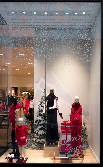 J Crew Holiday Windows 