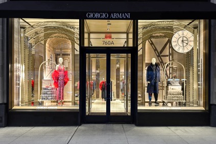 Giorgio Armani Holiday Window Display, US